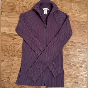 H&M Lavender Ribbed Jacket